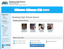 Tablet Screenshot of newberghighschool.org